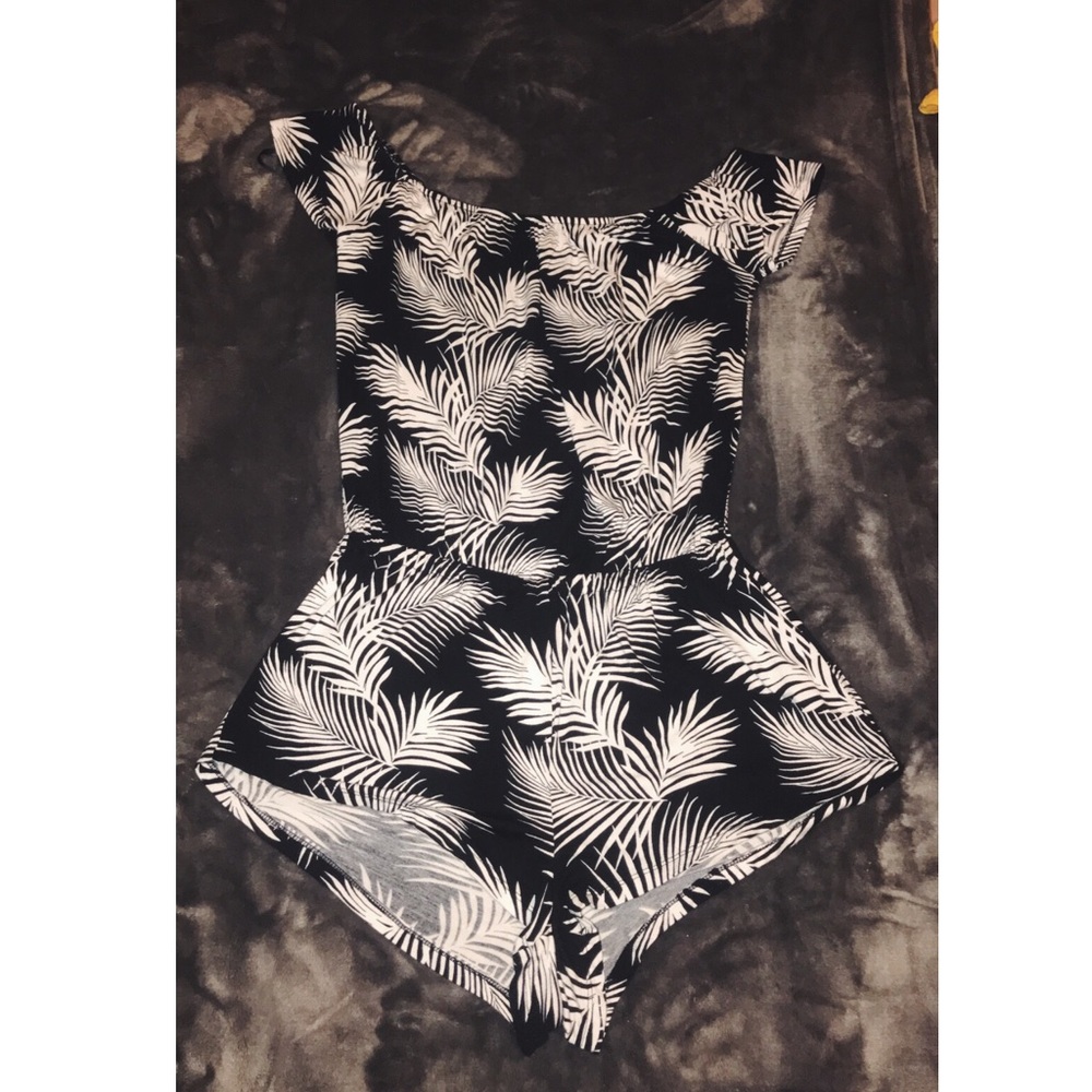 Off the shoulder romper